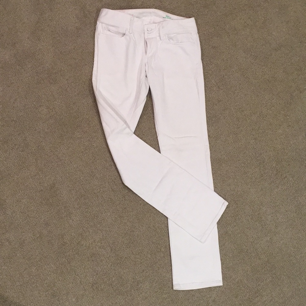 Lilly Pulitzer white denim - worth straight fit